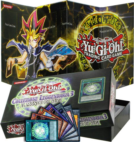 Cofanetto con plancia e carte Collezione Leggendaria 3: Il Mondo di Yugi (senza buste Mega Pack) (IT)