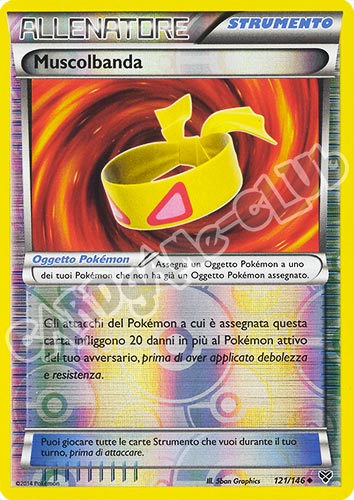 121 / 146 Muscolbanda non comune foil reverse (IT) -NEAR MINT-