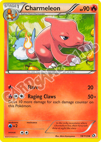 018 / 113 Charmaleon non comune normale (EN) -NEAR MINT-