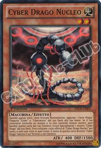 SDCR-IT001 Cyber Drago Nucleo super rara 1a Edizione (IT) -PLAYED-