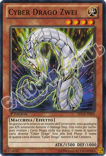 SDCR-IT004 Cyber Drago Zwei comune 1a Edizione (IT) -NEAR MINT-