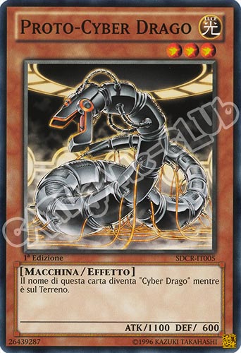SDCR-IT005 Proto-Cyber Drago comune 1a Edizione (IT) -NEAR MINT-
