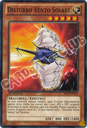 SDCR-IT013 Disturbo Vento Solare comune 1a Edizione (IT) -NEAR MINT-