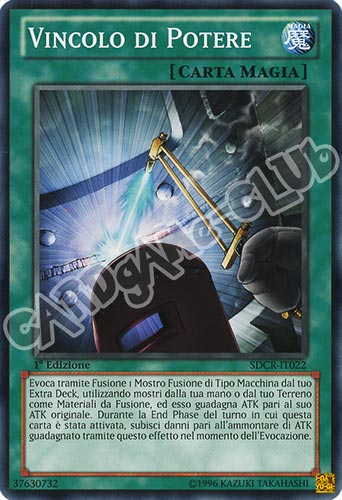 SDCR-IT022 Vincolo di Potere comune 1a Edizione (IT) -GOOD-