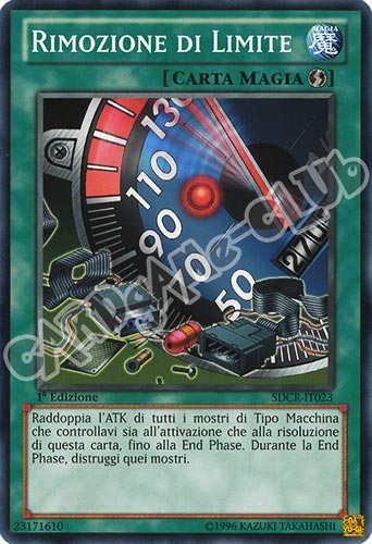 SDCR-IT023 Rimozione di Limite comune 1a Edizione (IT) -NEAR MINT-