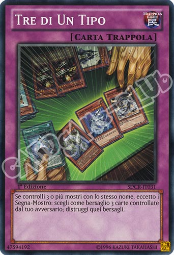 SDCR-IT031 Tre di un Tipo comune 1a Edizione (IT) -NEAR MINT-