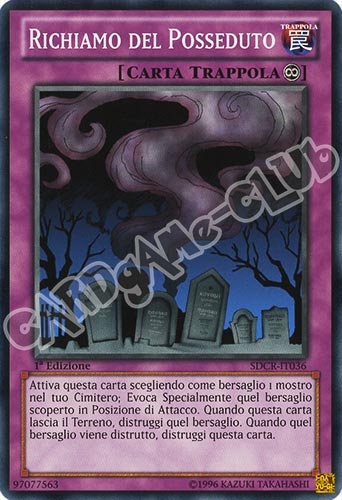 SDCR-IT036 Richiamo del Posseduto comune 1a Edizione (IT) -NEAR MINT-