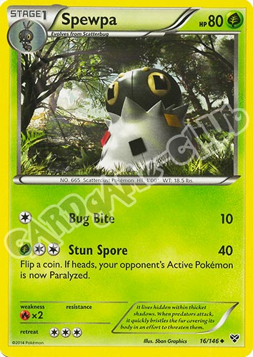 016 / 146 Spewpa non comune (EN) -NEAR MINT-
