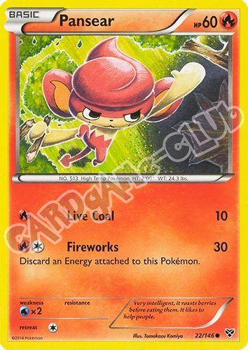 022 / 146 Pansear comune (EN) -NEAR MINT-