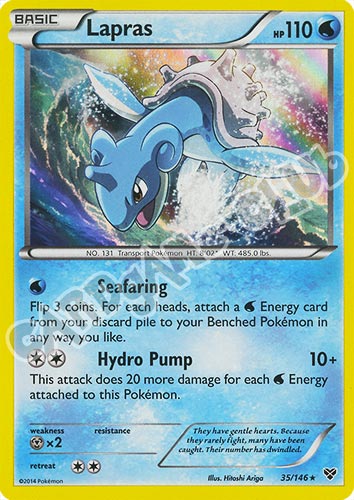 035 / 146 Lapras rara foil (EN) -NEAR MINT-
