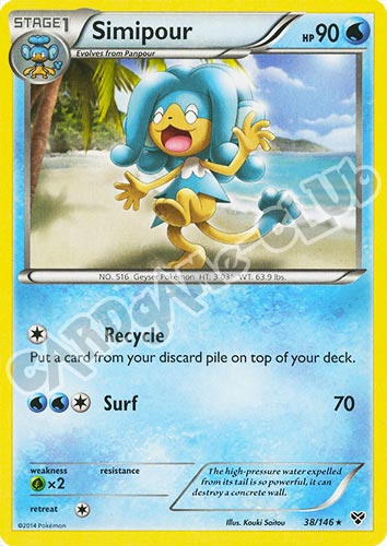 038 / 146 Simipour rara (EN) -NEAR MINT-