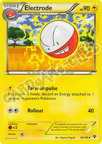 045 / 146 Electrode non comune (EN) -NEAR MINT-