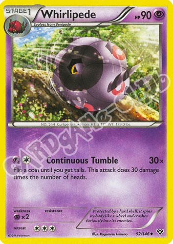 052 / 146 Whirlipede non comune (EN) -NEAR MINT-