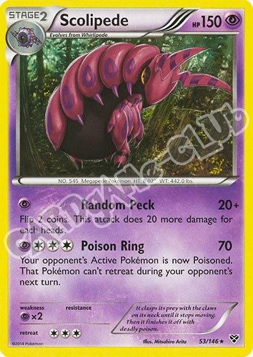 053 / 146 Scolipede rara (EN) -NEAR MINT-