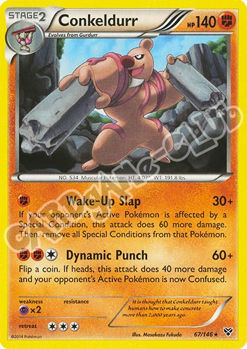 067 / 146 Conkeldurr rara (EN) -NEAR MINT-