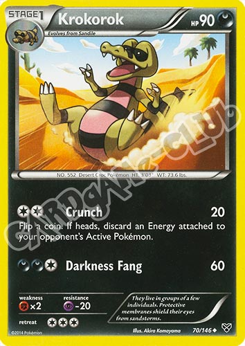 070 / 146 Krokorok non comune (EN) -NEAR MINT-