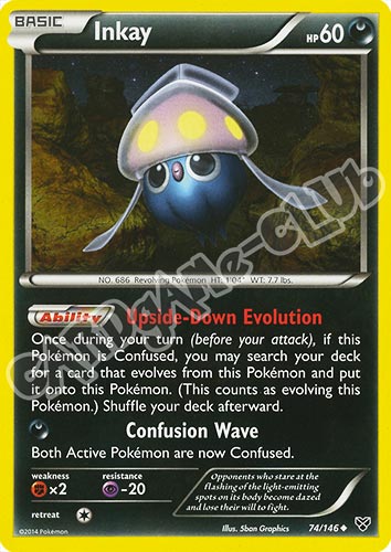 074 / 146 Inkay non comune (EN) -NEAR MINT-