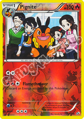 026 / 113 Pignite non comune foil reverse (EN) -NEAR MINT-