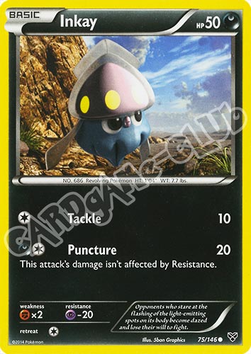 075 / 146 Inkay comune (EN) -NEAR MINT-