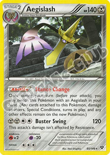 085 / 146 Aegislash rara (EN) -NEAR MINT-