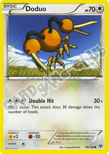 098 / 146 Doduo comune (EN) -NEAR MINT-
