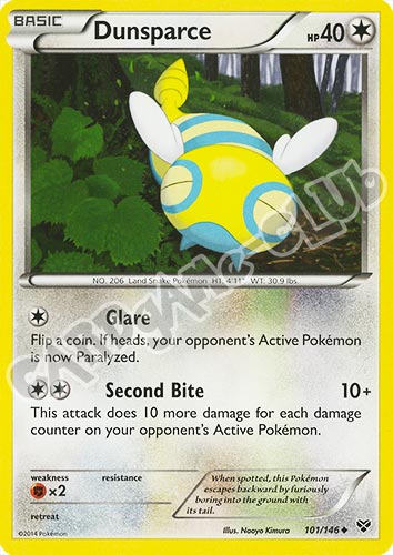 101 / 146 Dunsparce non comune (EN) -NEAR MINT-