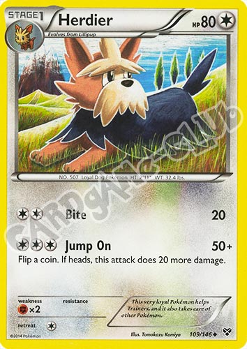 109 / 146 Herdier non comune (EN) -NEAR MINT-