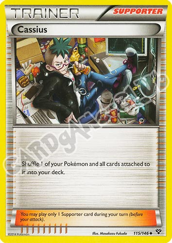 115 / 146 Cassius non comune (EN) -NEAR MINT-