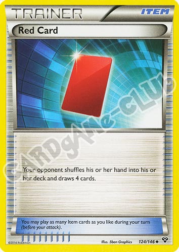 124 / 146 Red Card non comune (EN) -NEAR MINT-