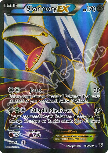 145 / 146 Skarmory EX rara segreta foil (EN) -NEAR MINT-