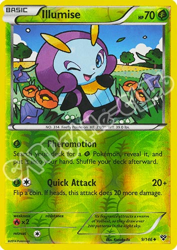 009 / 146 Illumise non comune foil reverse (EN) -NEAR MINT-