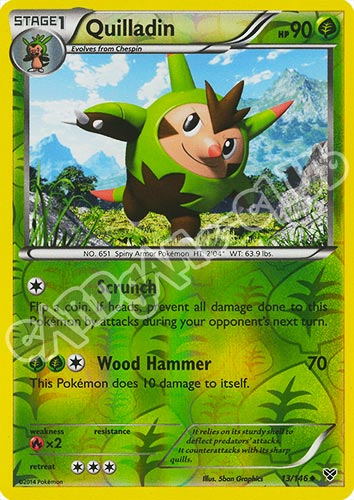 013 / 146 Quilladin non comune foil reverse (EN) -NEAR MINT-