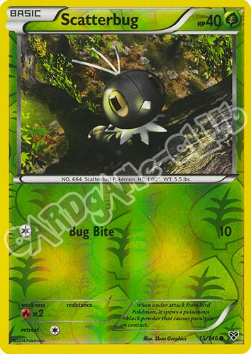 015 / 146 Scatterbug comune foil reverse (EN) -NEAR MINT-