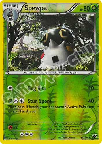 016 / 146 Spewpa non comune foil reverse (EN) -NEAR MINT-