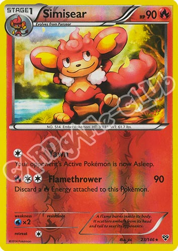 023 / 146 Simisear rara foil reverse (EN) -NEAR MINT-