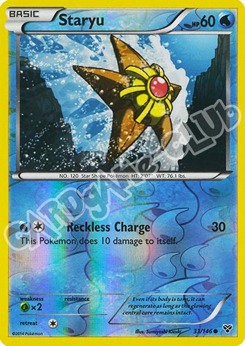 033 / 146 Staryu comune foil reverse (EN) -NEAR MINT-