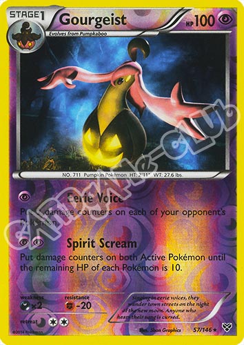 057 / 146 Gourgeist rara foil reverse (EN) -NEAR MINT-