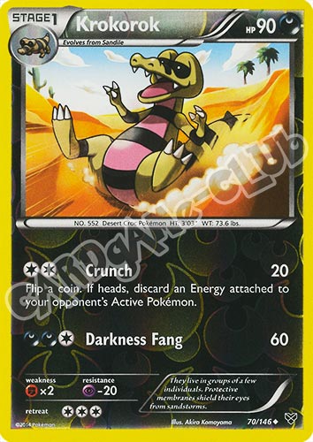 070 / 146 Krokorok non comune foil reverse (EN) -NEAR MINT-