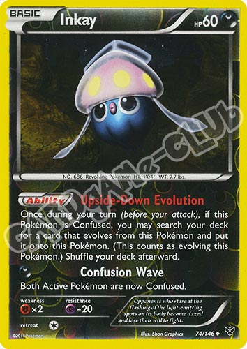 074 / 146 Inkay non comune foil reverse (EN) -NEAR MINT-