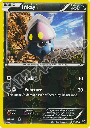 075 / 146 Inkay comune foil reverse (EN) -NEAR MINT-