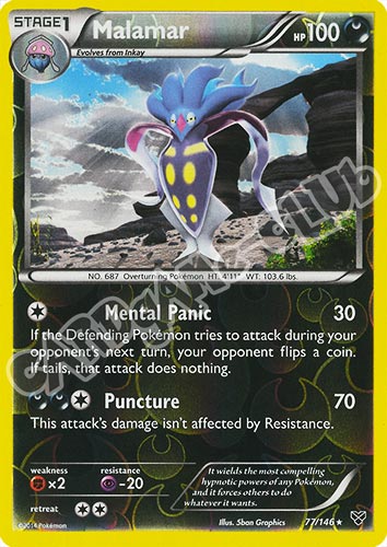 077 / 146 Malamar rara foil reverse (EN) -NEAR MINT-