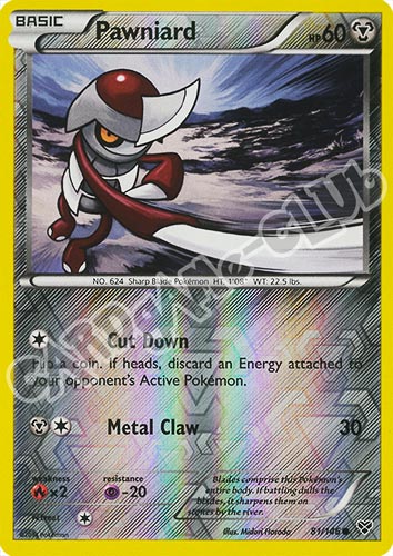 081 / 146 Pawniard comune foil reverse (EN) -NEAR MINT-