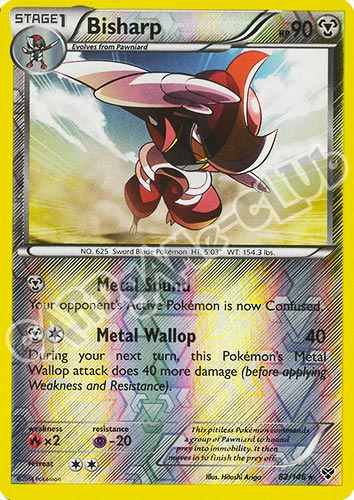 082 / 146 Bisharp rara foil reverse (EN) -NEAR MINT-