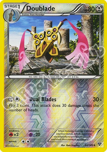 084 / 146 Doublade non comune foil reverse (EN) -NEAR MINT-