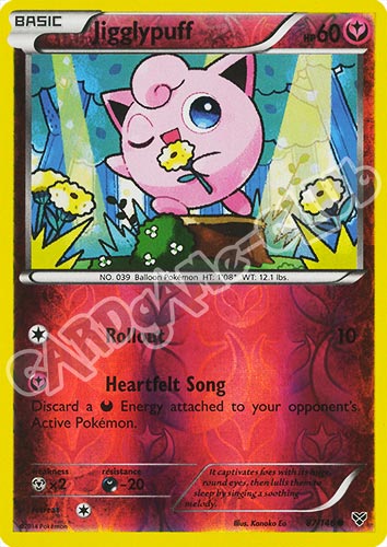 087 / 146 Jigglypuff comune foil reverse (EN) -NEAR MINT-
