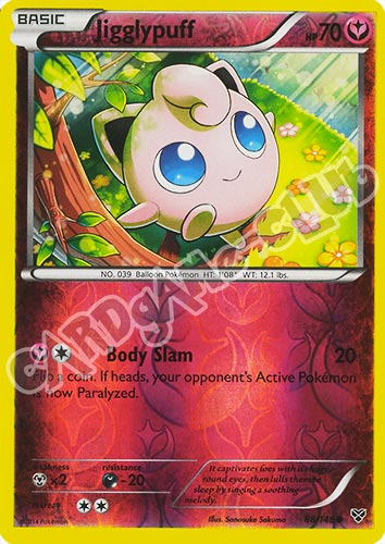 088 / 146 Jigglypuff comune foil reverse (EN) -NEAR MINT-