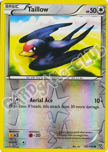 102 / 146 Taillow comune foil reverse (EN) -NEAR MINT-