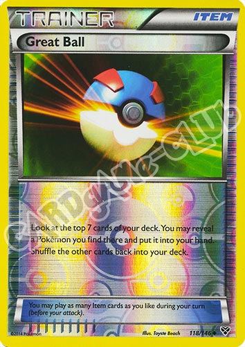 118 / 146 Great Ball non comune foil reverse (EN) -NEAR MINT-