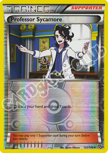 122 / 146 Professor Sycamore non comune foil reverse (EN) -NEAR MINT-