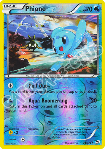 036 / 113 Phione rara foil reverse (EN) -NEAR MINT-